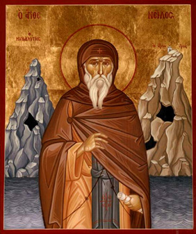 Όσιος Νείλος ο Μυροβλήτης-Αγιορείτης (Βιογραφία - Προφητείες)